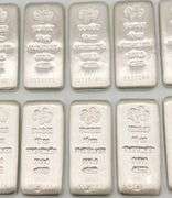 100.00 OZ .999 SILVER GROUP LOT! 10x SILVER 10 OZ BARS- INVESTMENT OPPERTUNITY