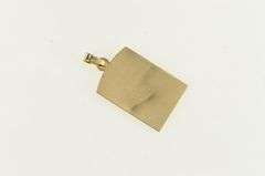 14K Yellow Gold Saint Christopher Travel Patron Protect Charm/Pendant