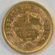 Flashy & lustrous 1851 US Type One $1 Gold Piece