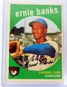1959 Ernie Banks Topps Baseball Card