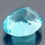Glittering and huge! Rare 21.53ct vivid French blue Topaz