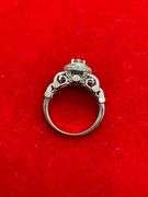 CERTIFIED 14K WHITE GOLD AND DIAMOND RING