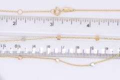 Favorite 18kt Yellow Gold Multi Cube Layered Necklace