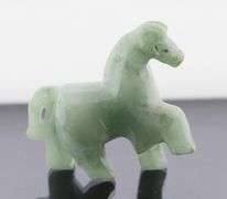 Cute 161.83ct Jade horse carving