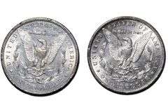 1885 & 89 Slider Morgan Silver Dollars From a Near Complete Set of Morgans