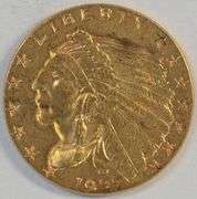 Sharp and attractive 1927 US $2.50 Indian Gold Piece