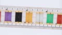 Charming Yellow Gold Multi Color Jade Bracelet