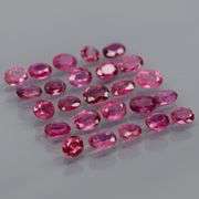Heated only! 3.58ct natural violet red Ruby set