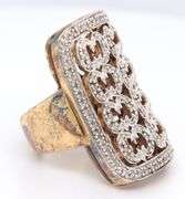 Vintage Sterling Silver Filigree Ring