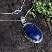 Natural 26 Ct Blue Lapis Lazuli Pendant