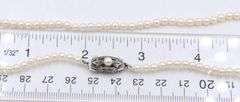 Vintage Mikimoto 3.5mm Pearl Strand Necklace with Sterling Silver Clasp