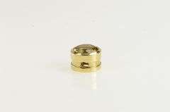 14K Yellow Gold Round Citrine Bezel Vintage Slide Statement Pendant