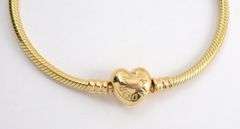 In demand 14k Cable Heart Clasp Bracelet