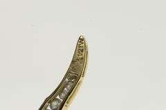10K Yellow Gold 0.50 Ctw Diamond Journey Symbol Wavy Charm/Pendant