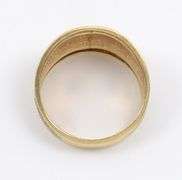 Easy to Wear Tapering Gold Ring with Design