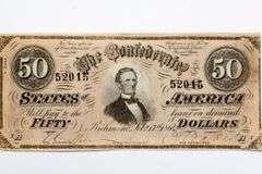 $ 50 Feb 17 1864 Series CSA Note