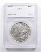MS64 1880-O Morgan Silver Dollar SEGS