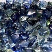Really heavy and richly colored 30.80ct Sapphire set