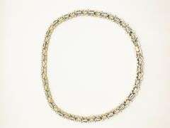 14k gold plated CZ necklace