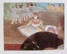 Limited Edition Edgar Degas, Dancer with a Bouquet