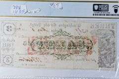 $3 1862 Brenham Texas Washington County  May 6 1862 Note PCGS VF 30