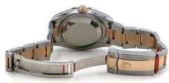 Rolex Datejust Two-Tone 126281, 36mm, Black Diamond Dial, 18K Rose Gold & Steel W/ Box
