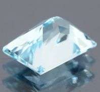 Bright! 4.33ct radiant princess cut sky blue Topaz