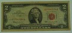 1963 Series Low Serial Numbers Legal Tender Red Seal