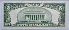 $5 1934D Silver Certificate/Blue Seal/Gem Unc 66 EPQ
