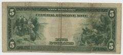 Series of 1914 Large Size $5 Federal Reserve Note (5-E)