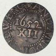 1652 Colonial New England Pine Tree Shilling