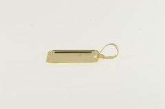 18K Yellow Gold Allahu Akbar Arabic Islamic Script Faith Pendant