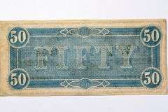 $ 50 Feb 17 1864 Series CSA Note