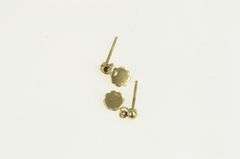 14K Yellow Gold Natural Opal Vintage Dangle Statement Stud Earrings