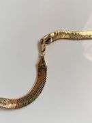 Sharp 28.3 Gram 14 Kt Gold Herringbone Necklace