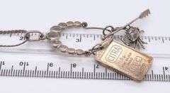 Vintage Sterling Silver Pendant on Chain Necklace