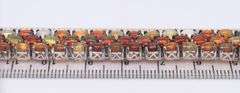 Vintage 925 Sterling Silver Signed 3 Row Opal Bracelet