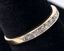 Simply Beautiful Diamond Band Ring In Yellow Gold