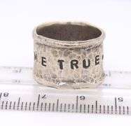 Sterling Silver dreams Come True Wide Band