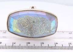 Vintage 925 Sterling Silver Druzy Ring