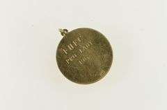 14K Yellow Gold Golf Motif Ball Golfer Vintage Sport Charm/Pendant