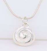 RLM Studio Sterling Silver Snail Pendant with chain