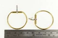 18K Yellow Gold Roberto Coin Classica Parisienne Diamond Earrings