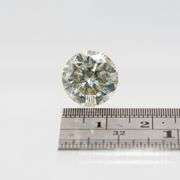 Huge 7.07 Ct "TITANIUM PLUS"  Brilliant Round Cut Fire Moissanite