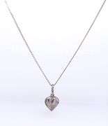 Italian Sterling Silver Heart Necklace