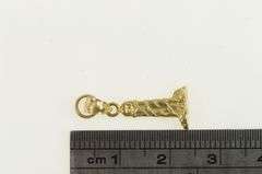 14K Yellow Gold Cape Hatteras Lighthouse North Carolina Charm/Pendant