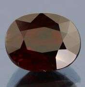 Midnight crimson 5.63ct Spessartite Garnet