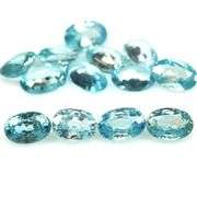 Brilliant 8.69ct sea foam blue Zircon set