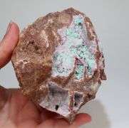 Huge! 3,570ct Selenite and Rosasite specimen