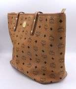 Preowned Medium MCM Viseto Shopper Tote